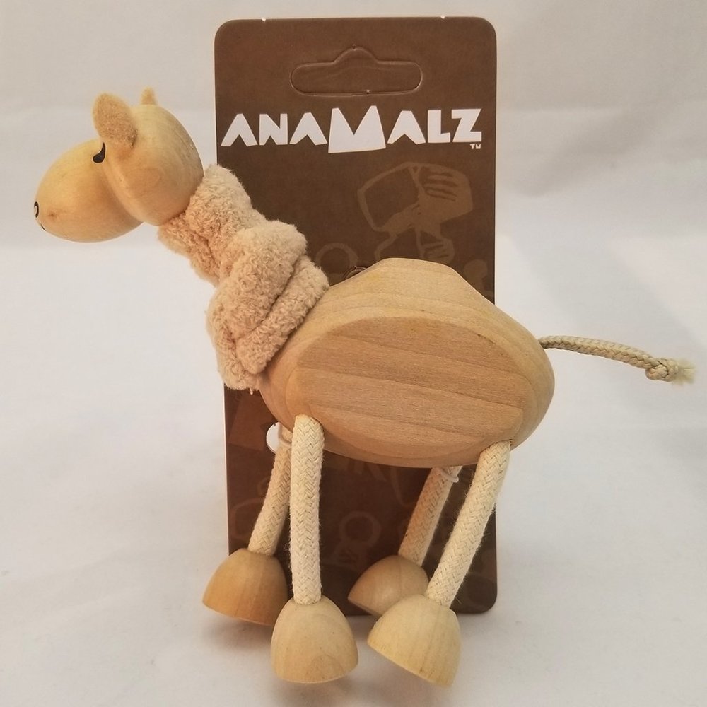 New Anamalz Camel Wooden Toy for Ages 3+ | CA2010